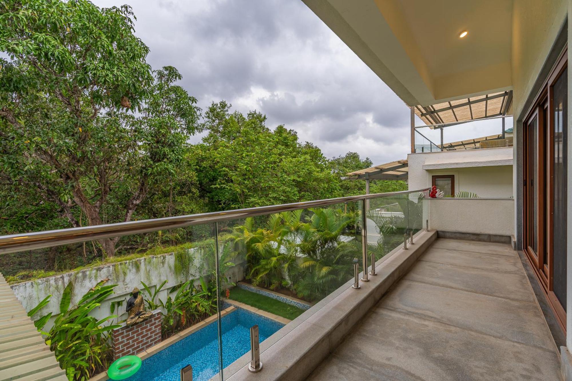 Elivaas 3 Bhk With Pvt Pool - Azalea Villa Siolim Buitenkant foto
