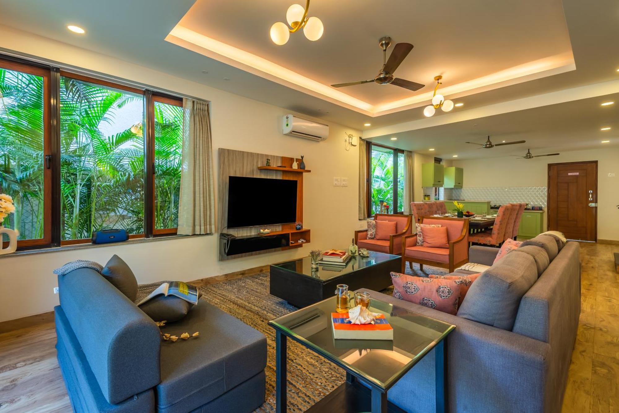 Elivaas 3 Bhk With Pvt Pool - Azalea Villa Siolim Buitenkant foto